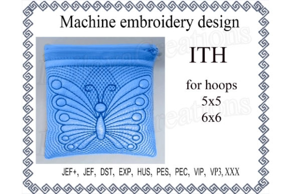 Butterfly Zippered Bag: A Festive Embroidery Gem