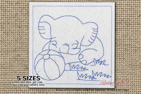 Charming Baby Elephant with Ball for Gifts