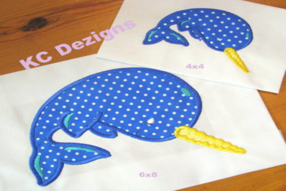 Charming Polar Dolphin Applique for Gifts