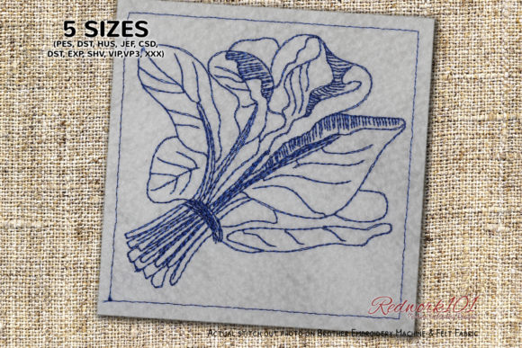 Fresh and Vibrant: Spanish Leaf Redwork Review