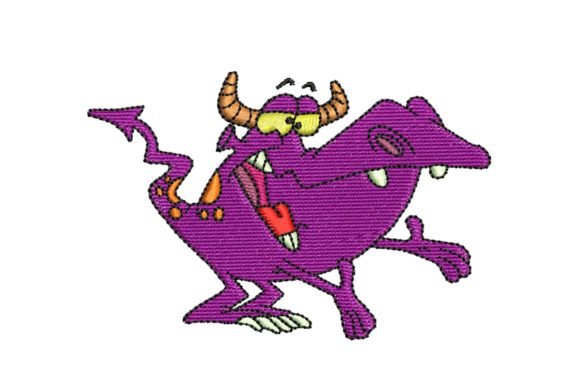 Give Me-Give Me Monster: A Spooky Yet Playful Embroidery Design