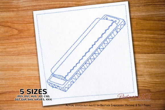 Harmonica: A Charming Addition to Your Embroidery Projects